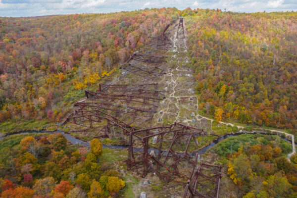 The Wreckage of Kinzua Bridge