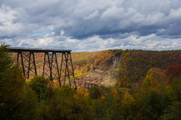 Kinzua Bridge State Park in the Fall