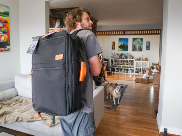 Size Comparison for Standard Luggage Backpack