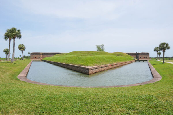 Moat at Fort Pulaski