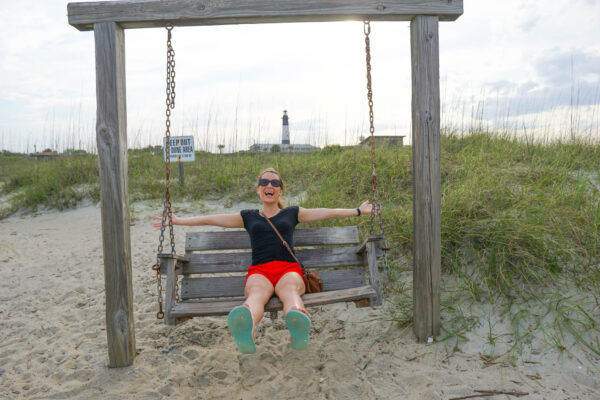 North Beach Swings at Tybee Island