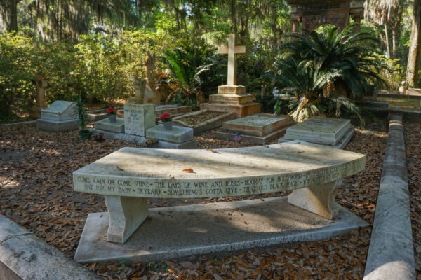 Burial Plot of Johnny Mercer Near Savannah