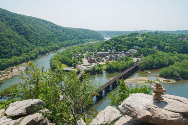 Harpers Ferry from the Maryland Heights Trail Overlook