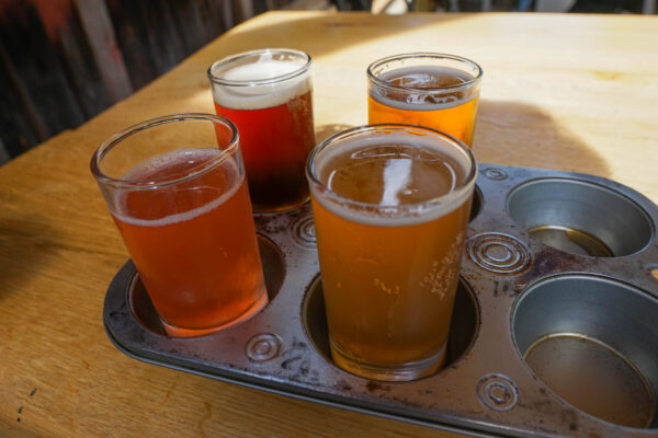 Beer Flight at Swover Creek