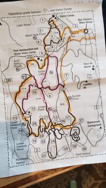 Acadia Carriage Trail Map