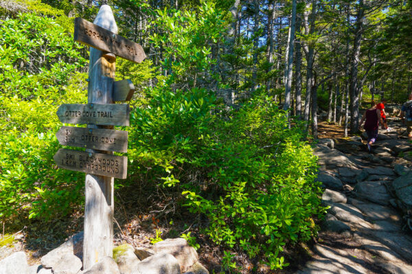 Hiking Signs at Acadia