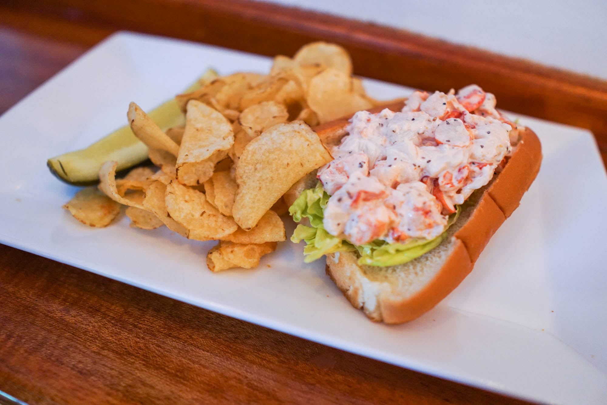 Lobster Roll from The Barnacle in Bar Harbor