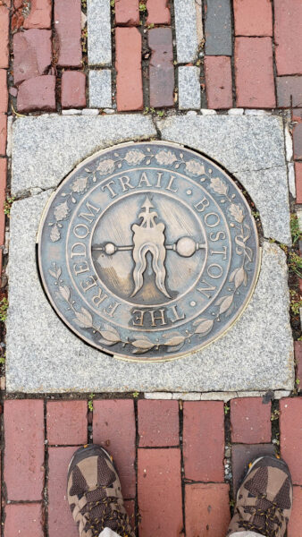 Boston Freedom Trail Marker