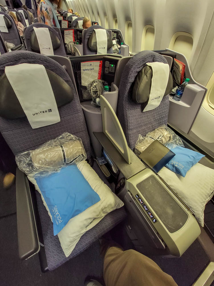Upgrading to Polaris Business Class on United