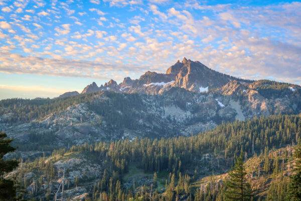 Sunset on the Pacific Crest Trail Hike