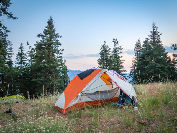 Camping on the PCT Hike