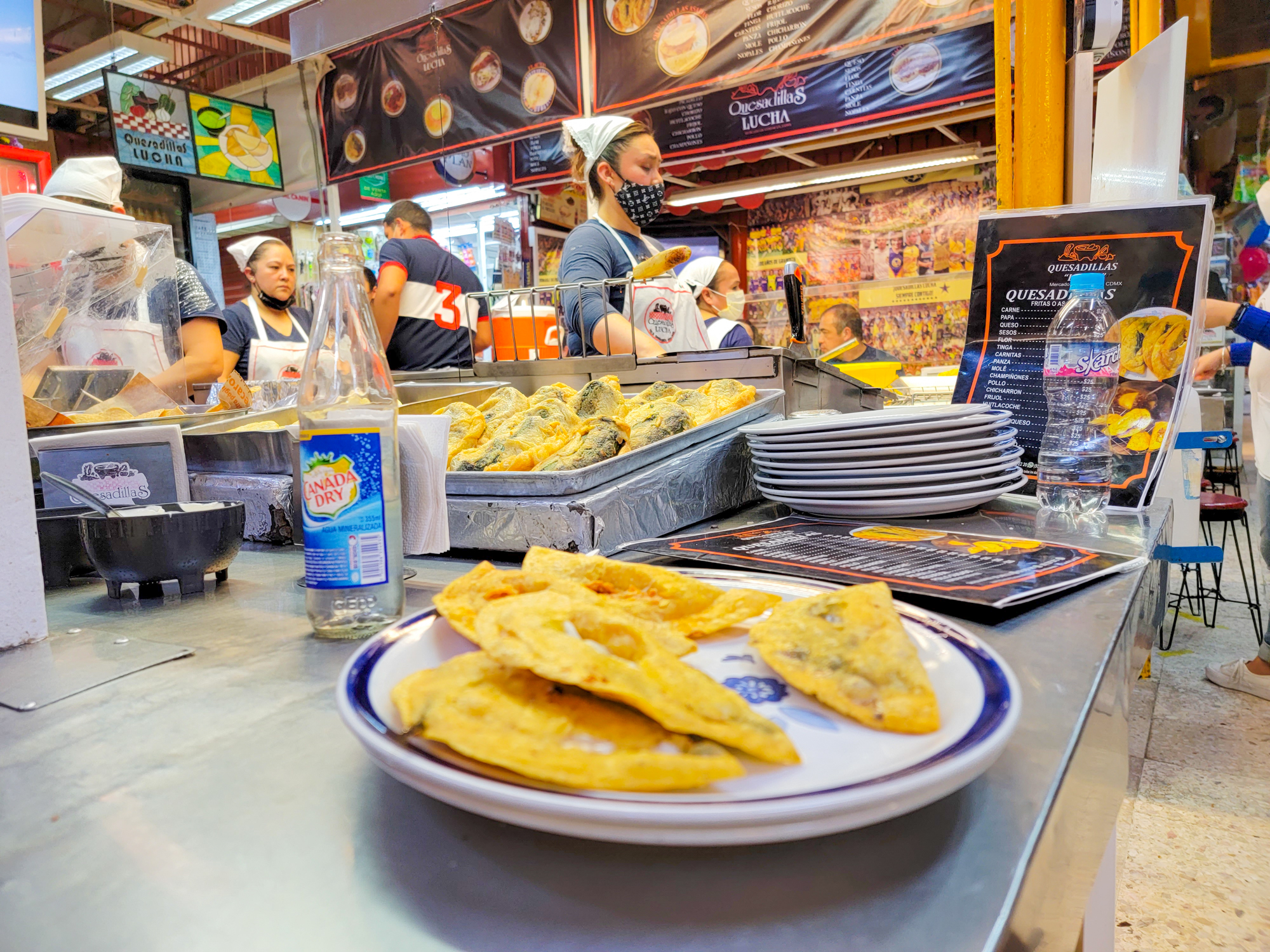 Market Quesadillas in Mexico City