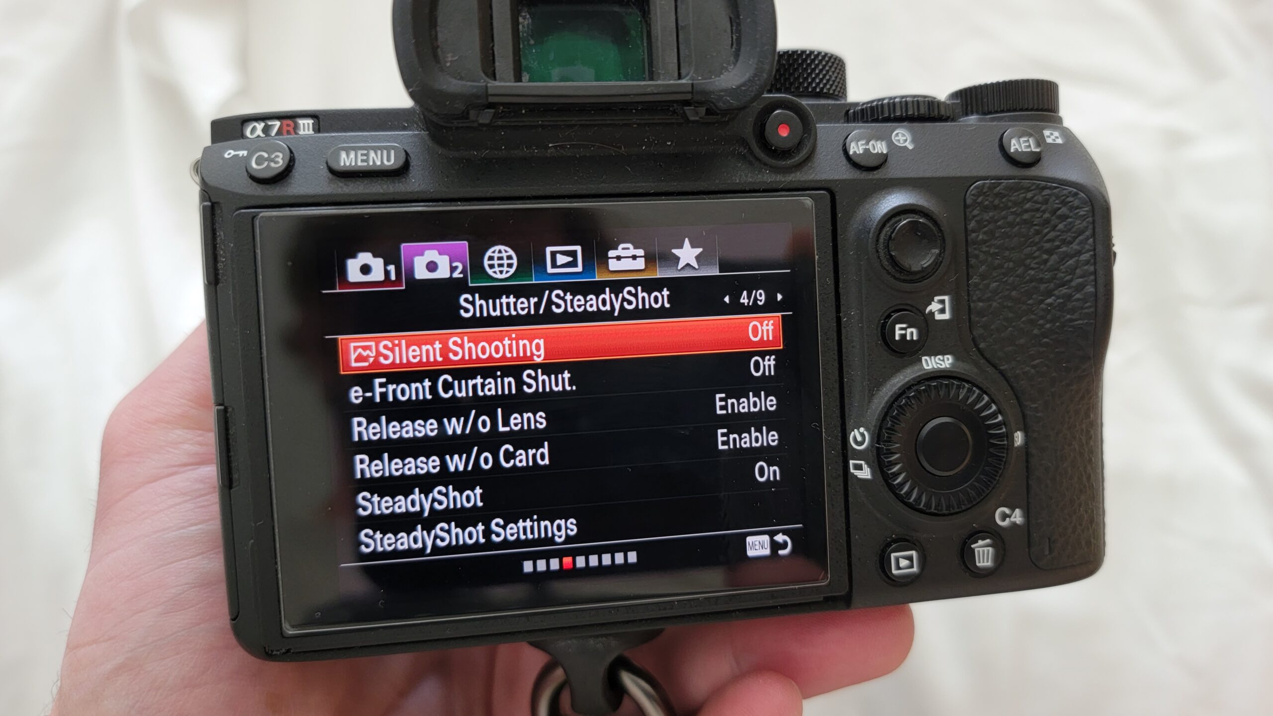sony a7iii banding fix