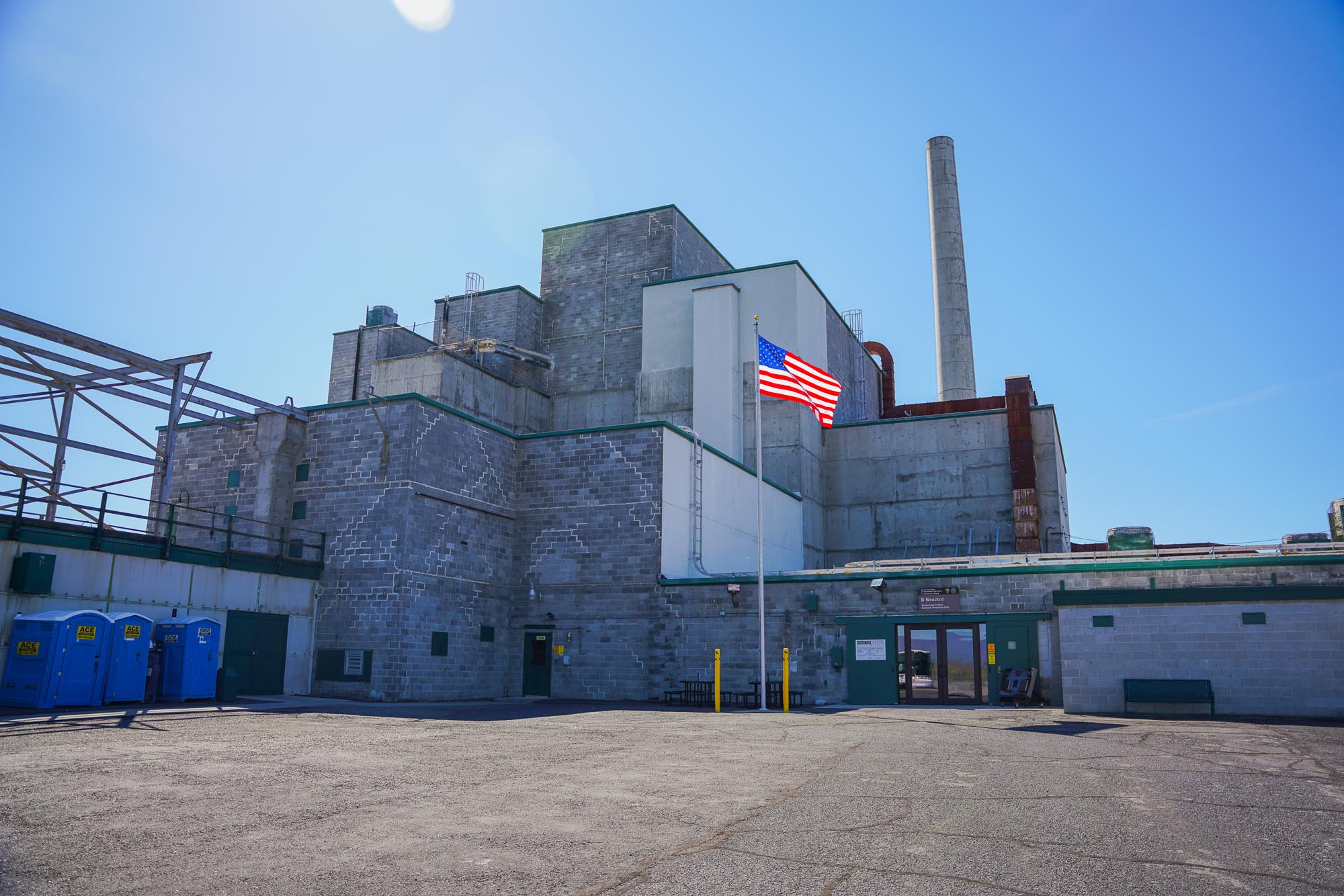 Manhattan Project B Reactor Near Tri-Cities, Washington