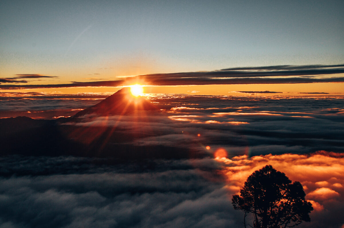 Sunrise hike to Acatenango Volcano 