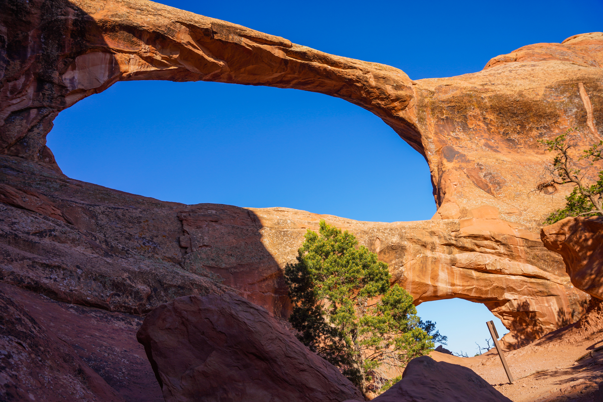 Double O Arch at Arches National Park