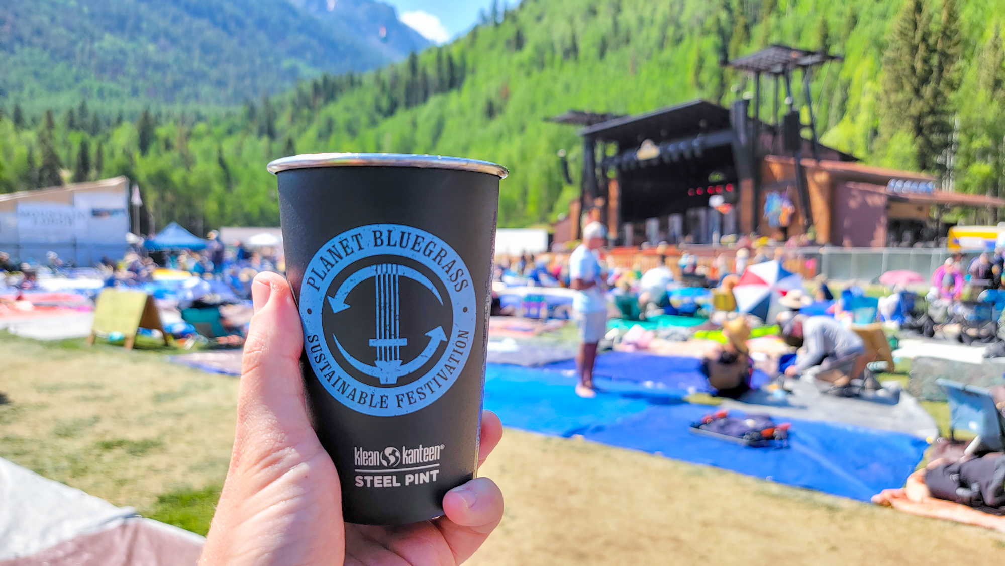 Refillable Telluride Beer Cup from Planet Bluegrass