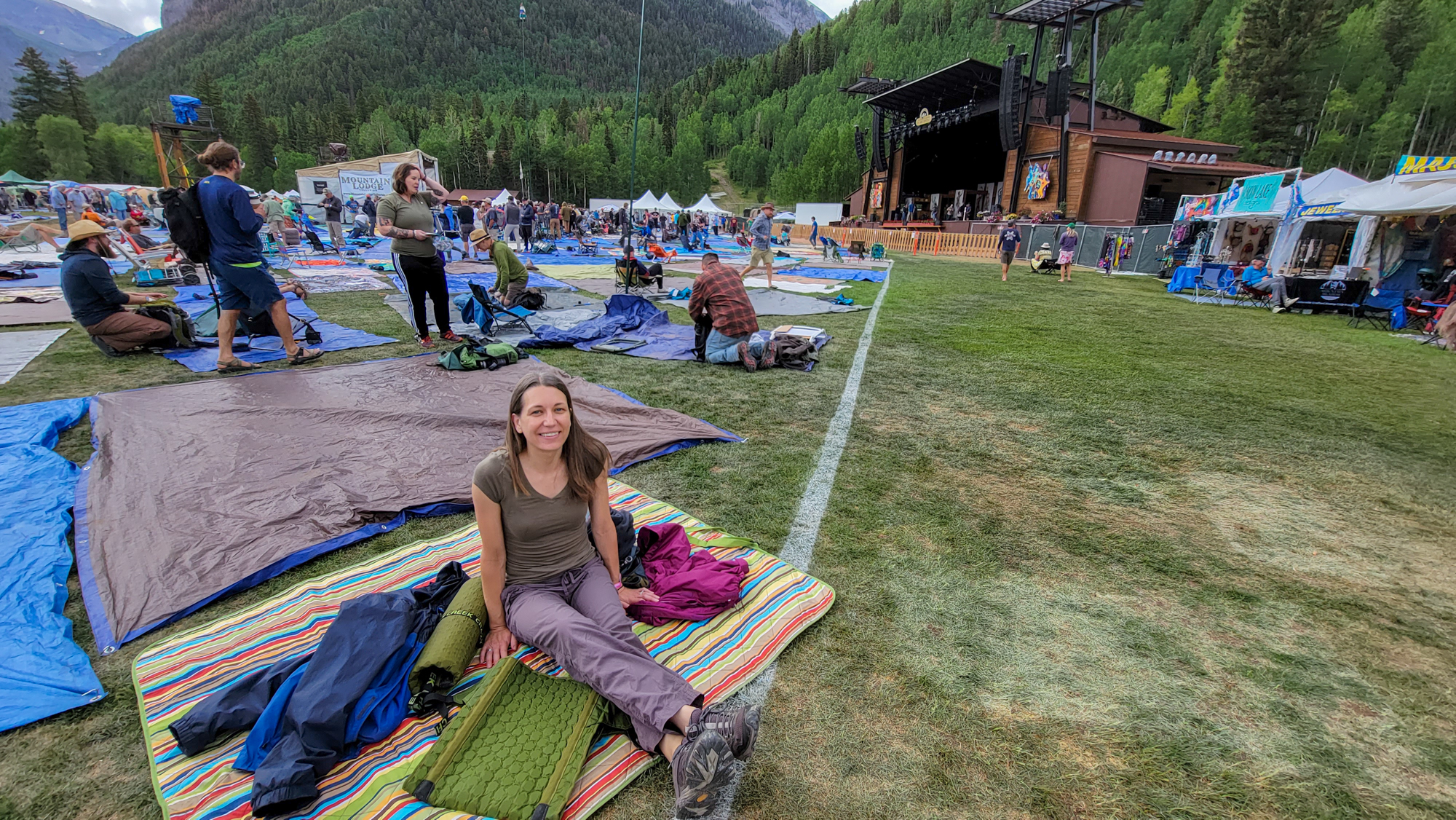 Rope Drop Claim at bluegrass festival in Telluride