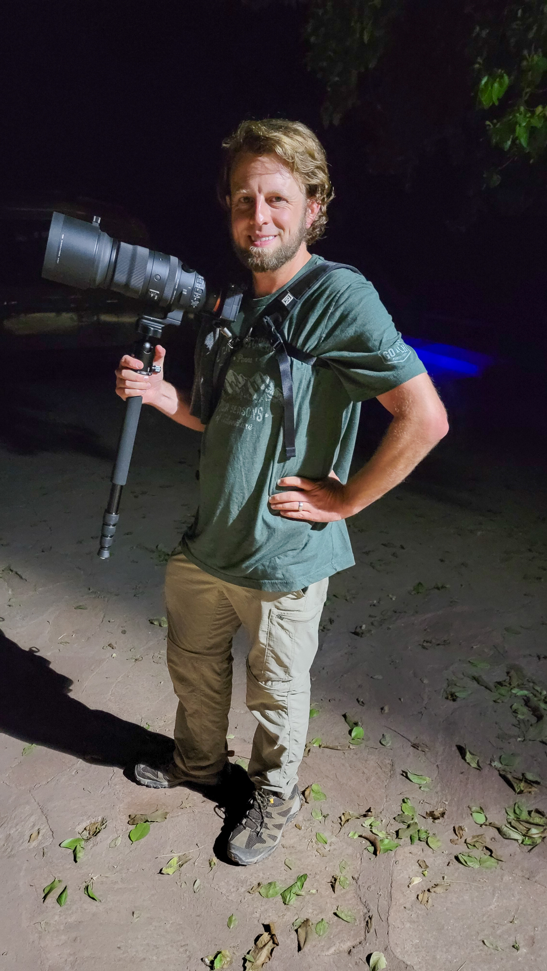 Monopod for Night Safari