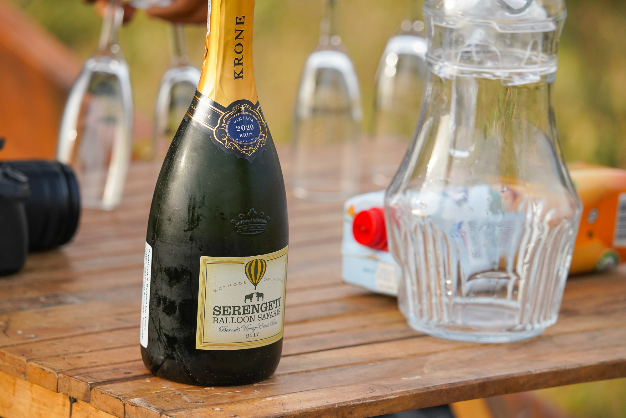 Serengeti Balloon Safaris Sparkling Toast