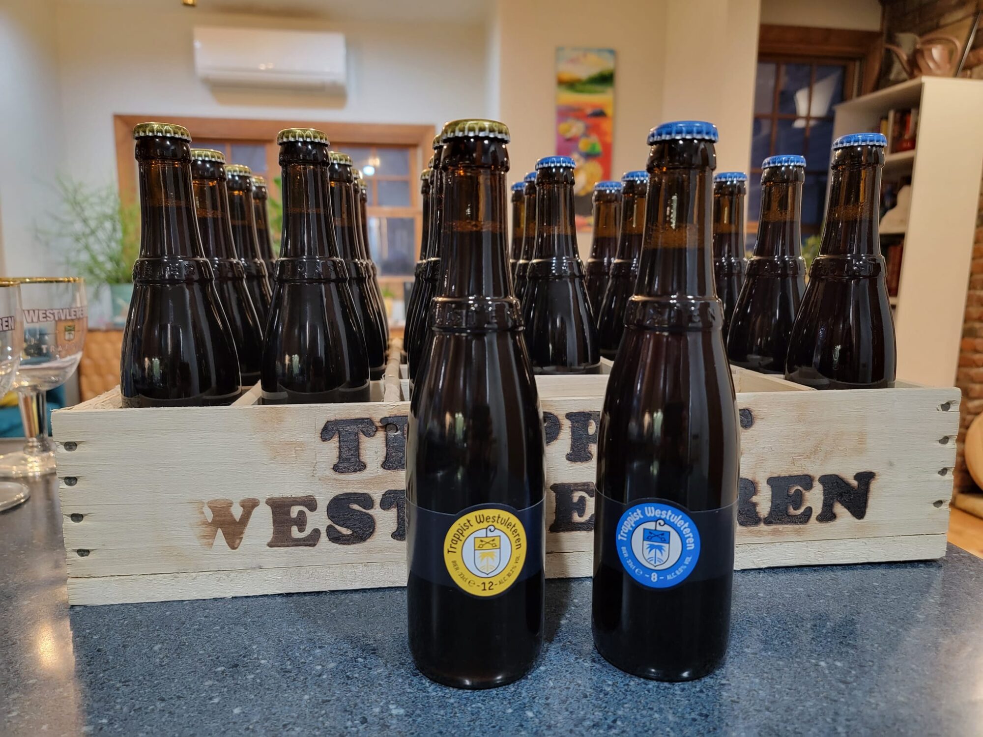 Half of our westvleteren at home!