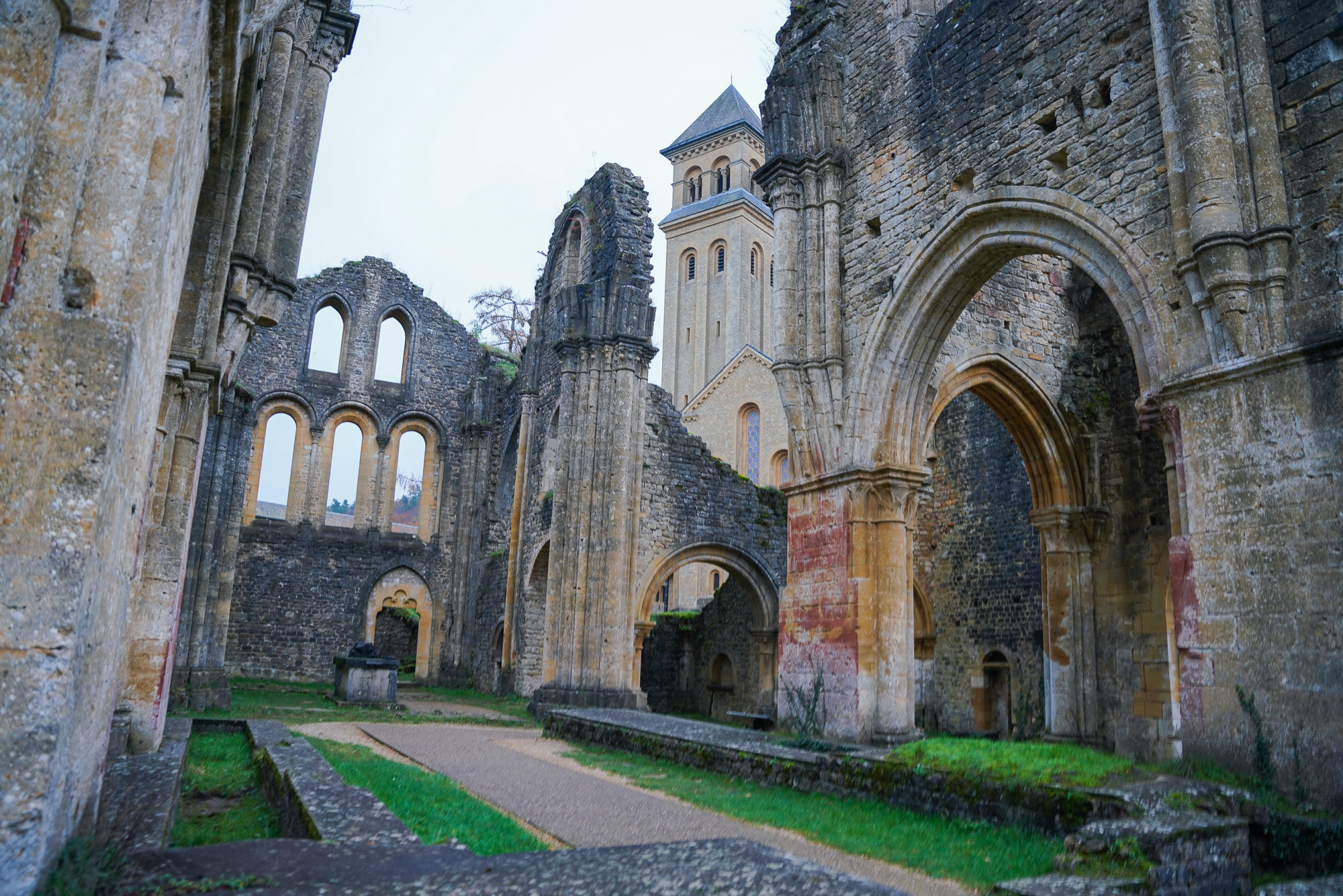 Ruins at Orval Abbey