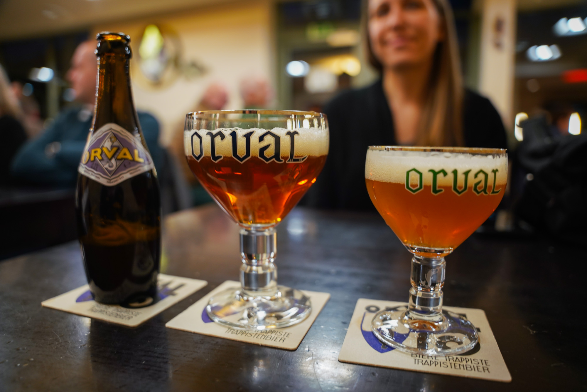 Orval and Orval Vert at A l'Ange Gardien