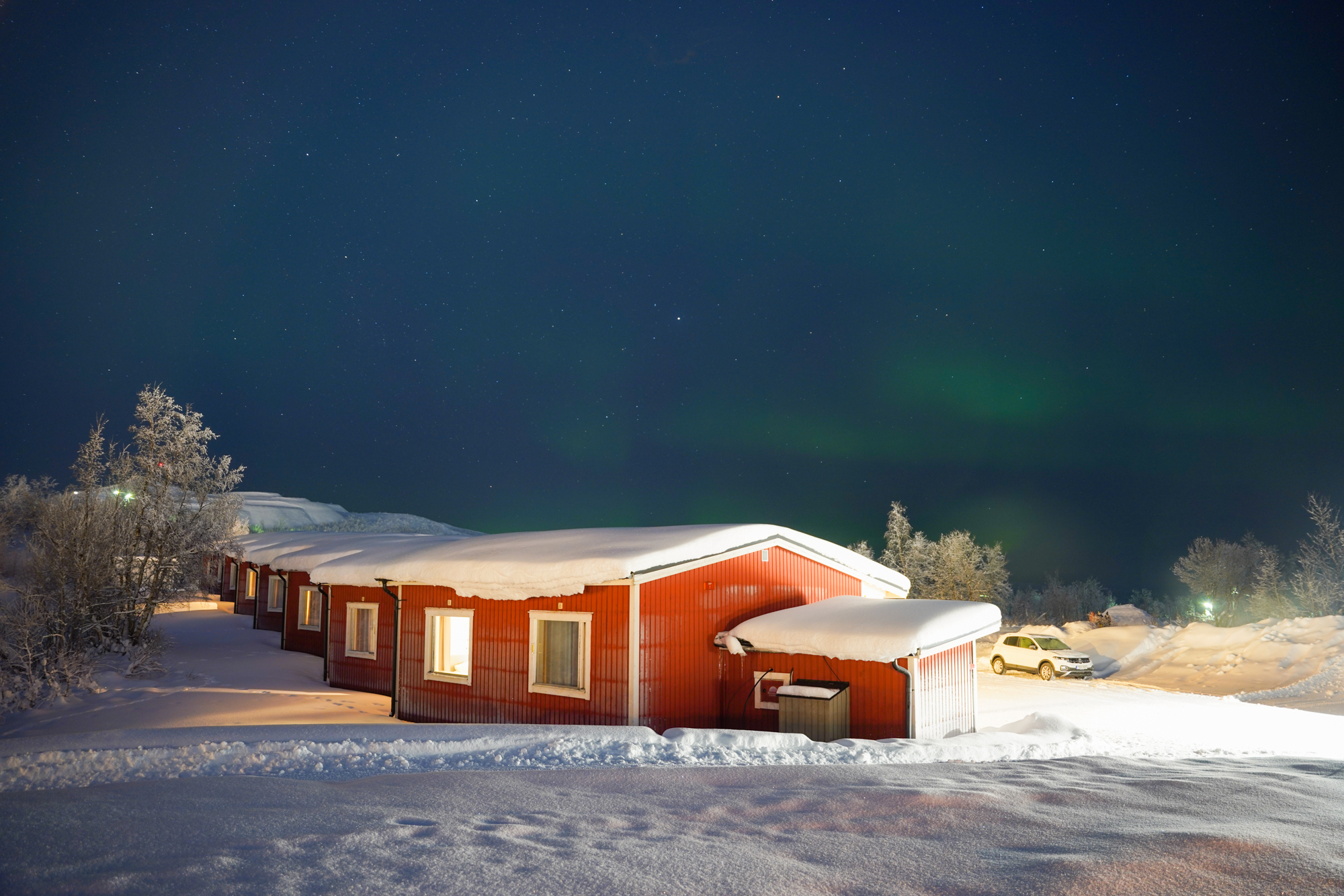 Northern Lights from Kiruna Camp Ripan