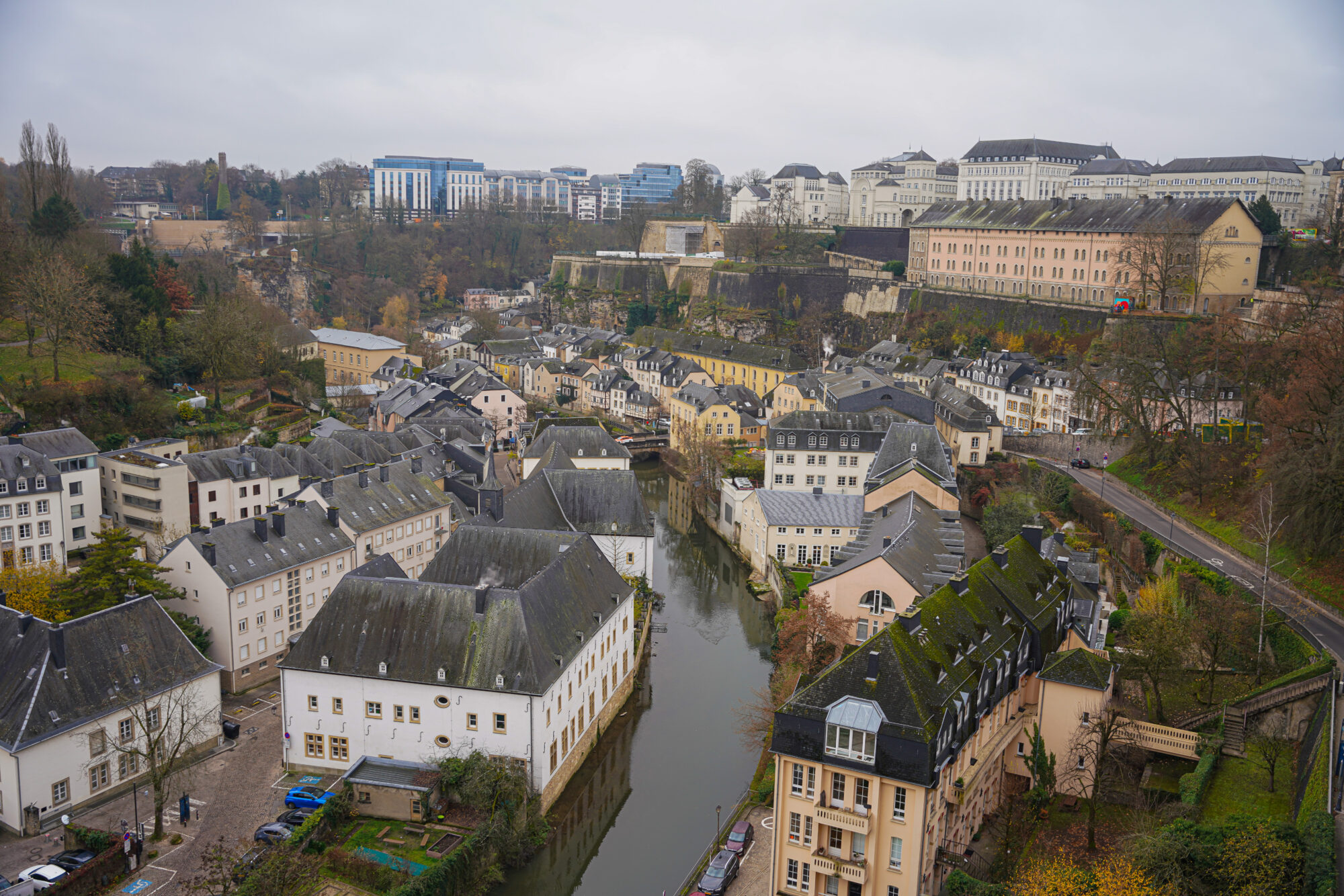 Luxembourg City in December