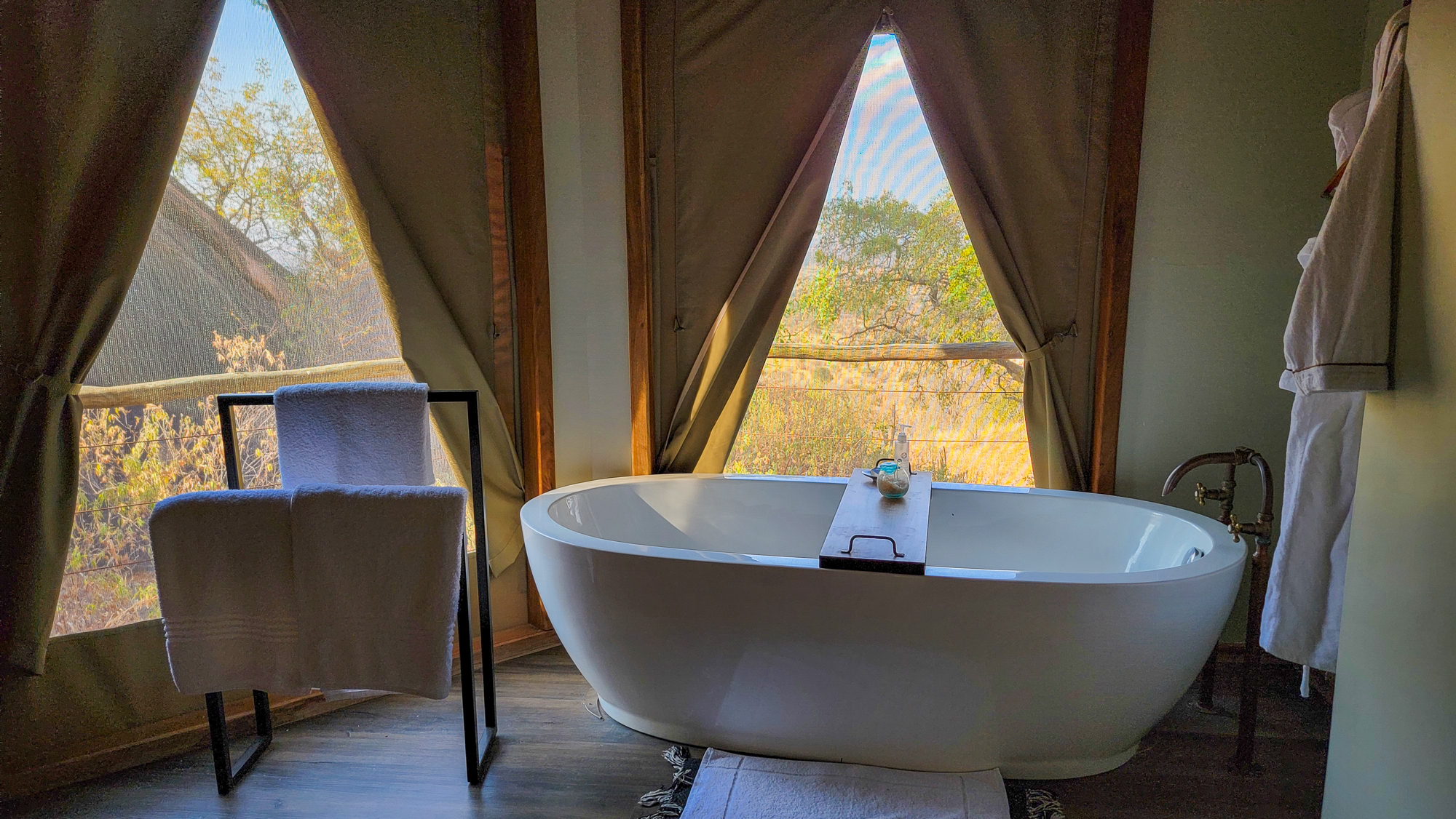 Safari Lodge Bathroom in Tanzania