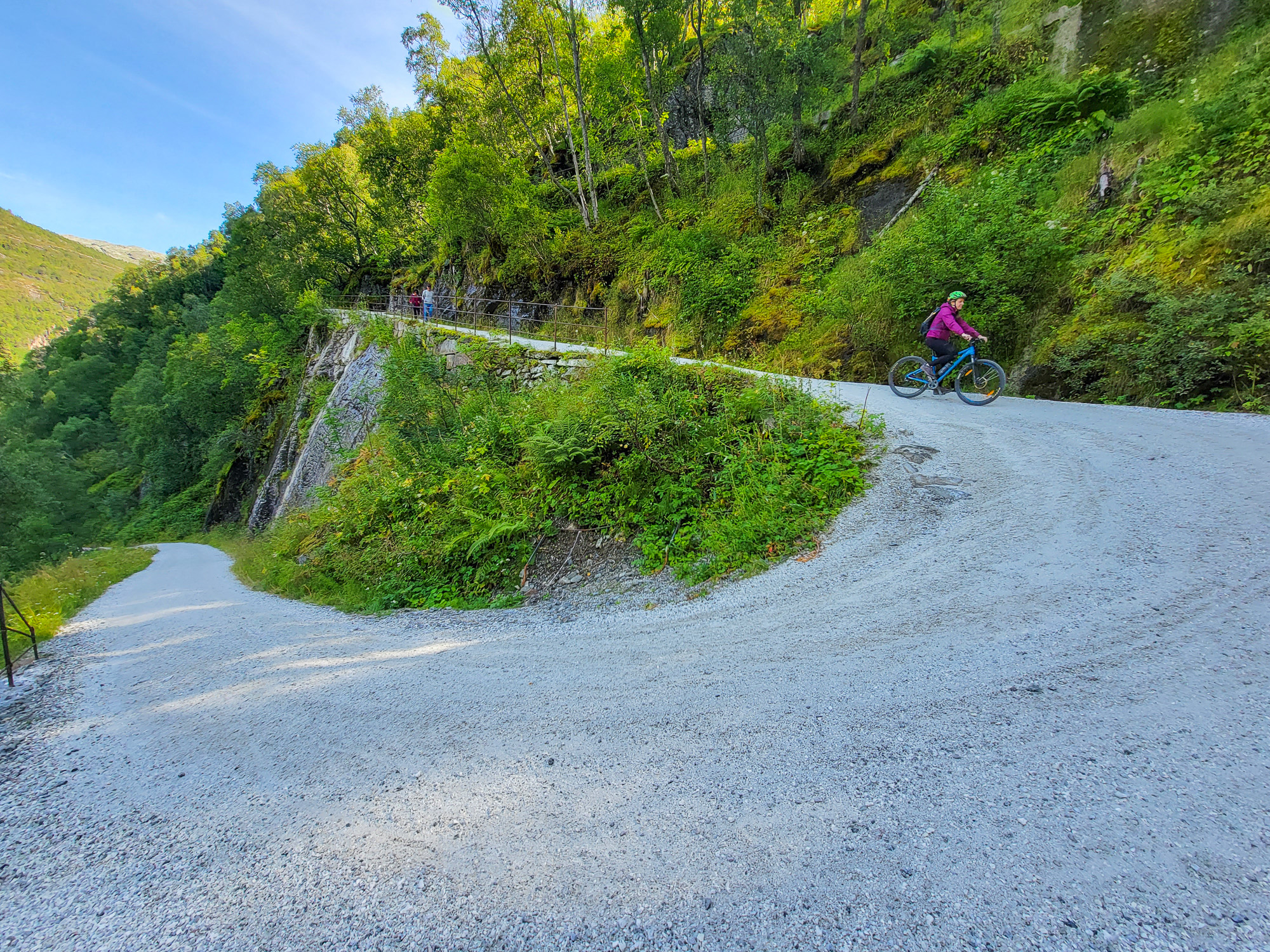 Flam Switchbacks on Bike Ride