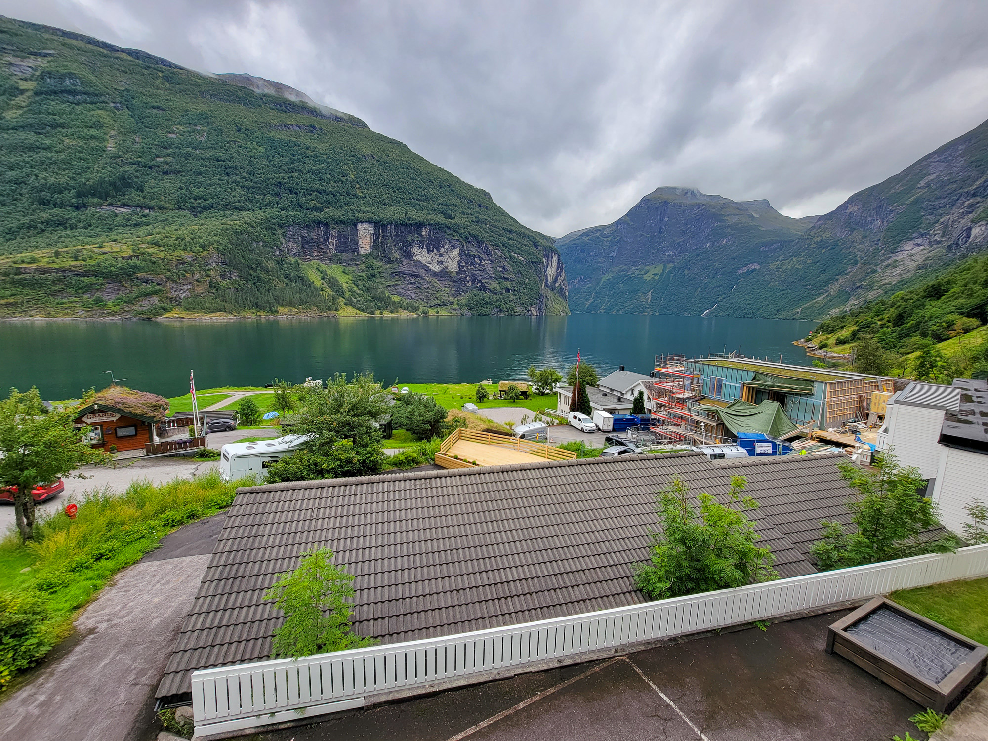 Geiranger Hotel Balcony view