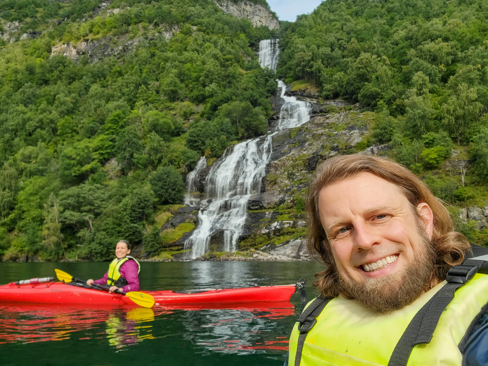 Kayaking in Geiranger