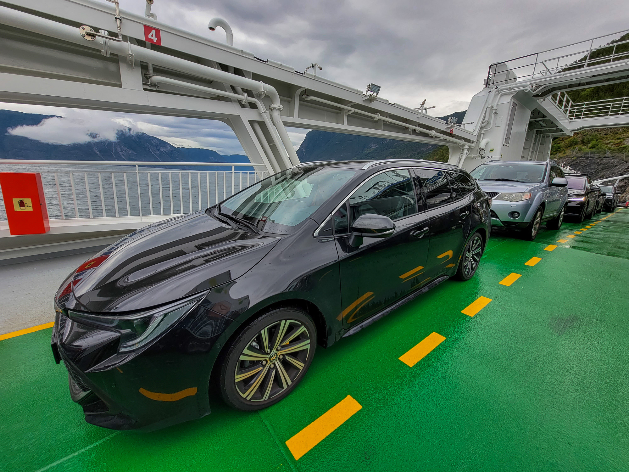 Rental Car on Ferry