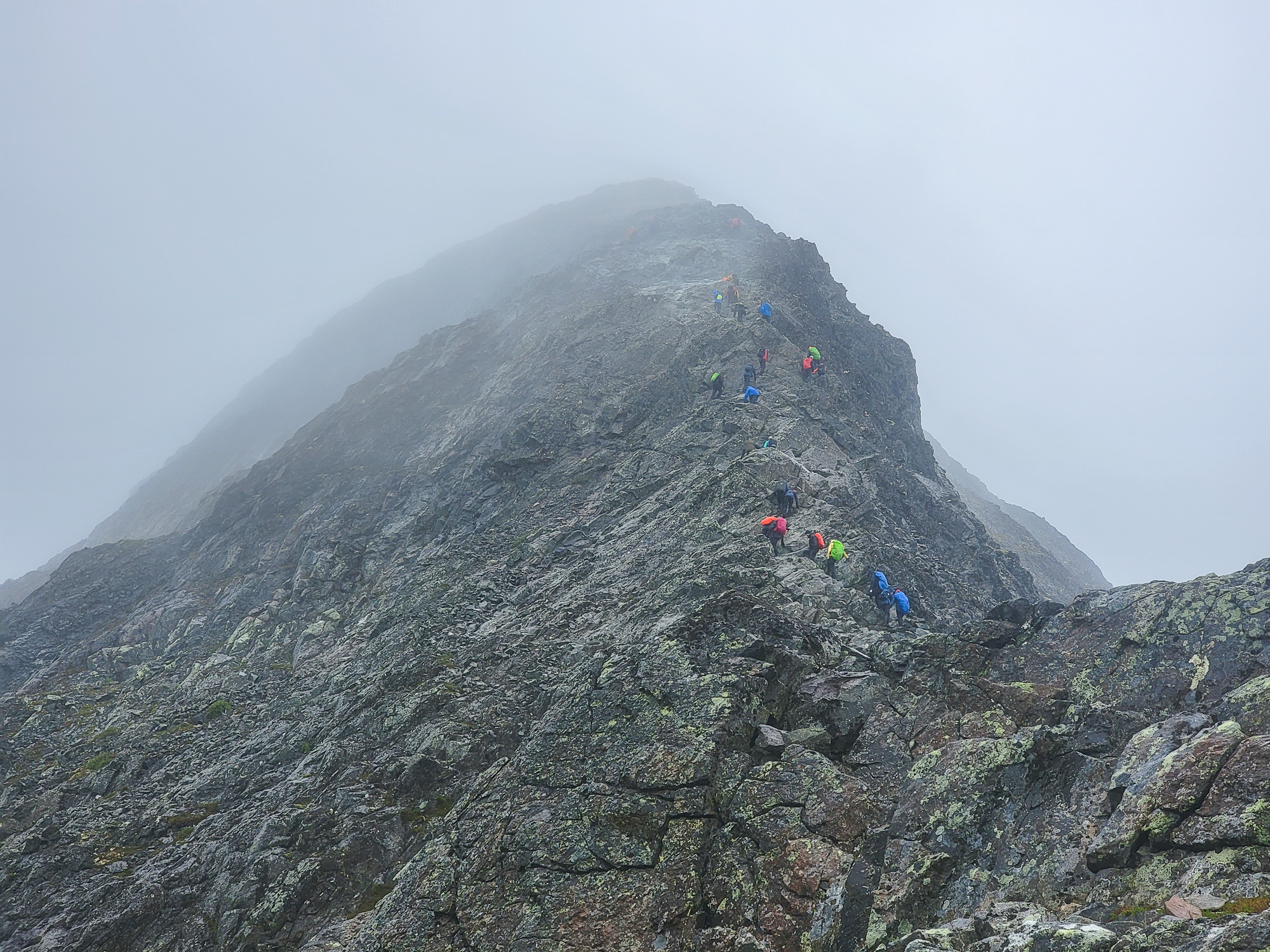 Climbing Besseggen