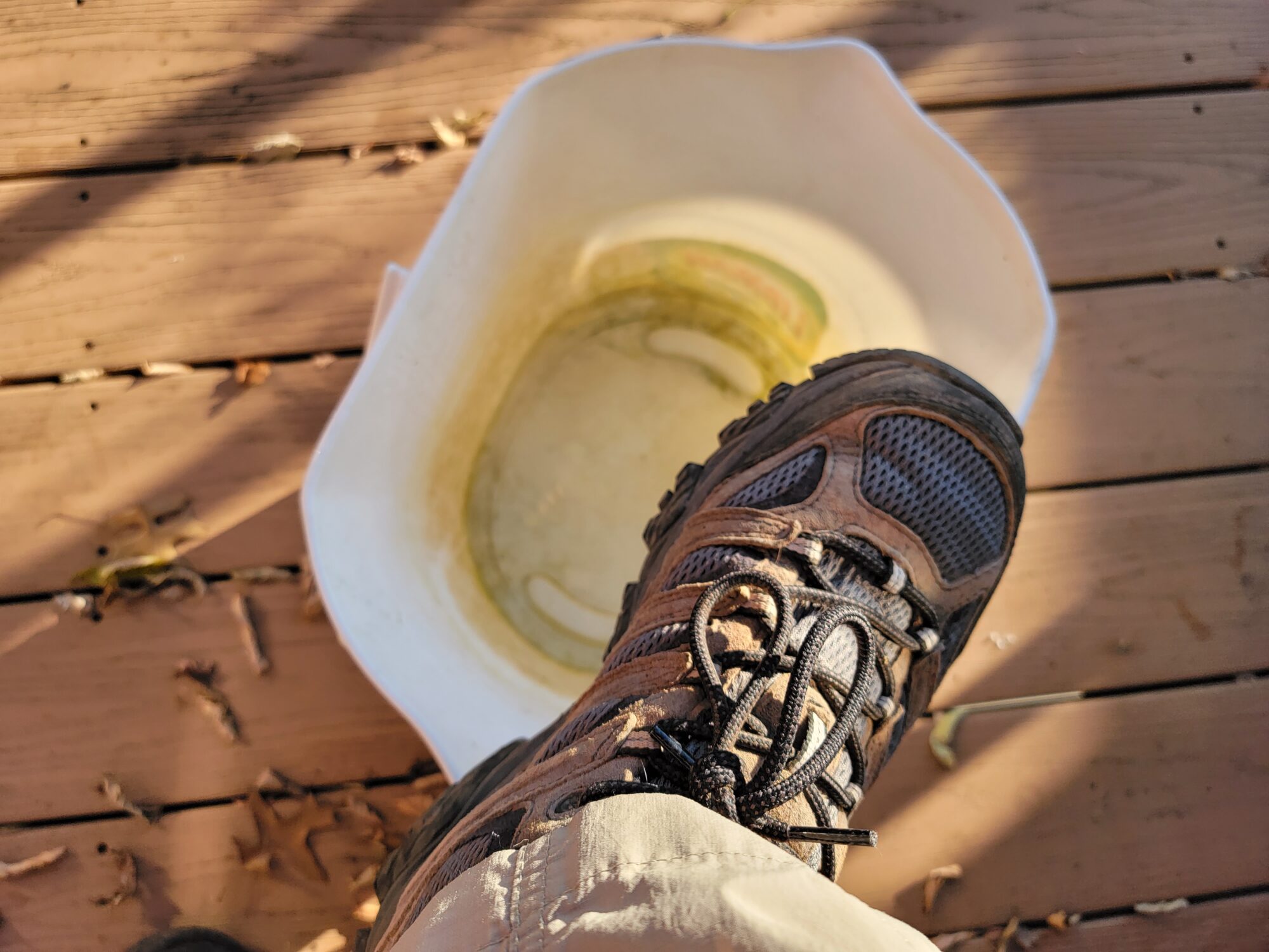 Merrell shoes waterproof test