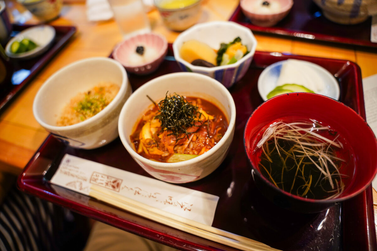 Lunch at Fukagawajuku Lunch at Fukagawajuku