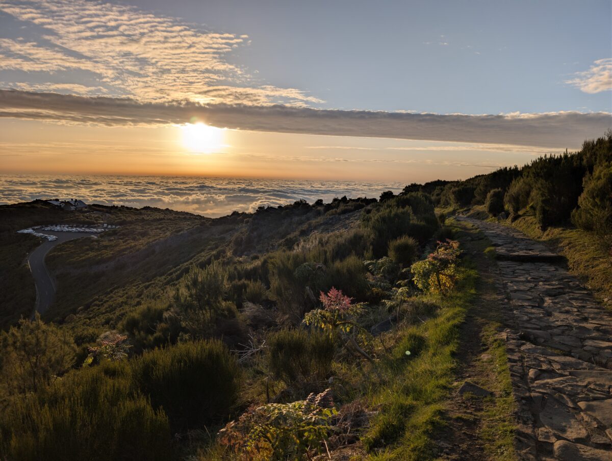 Parking Lot on Mountain Peak Parking Lot on Mountain Peak