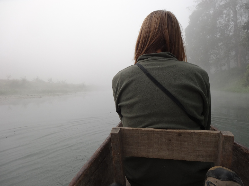 Foggy Morning Canoe in Nepal Foggy Morning Canoe in Nepal